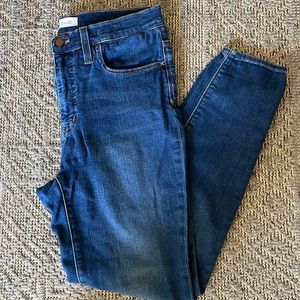 Madewell 9” Mid-Rise Skinny 30
